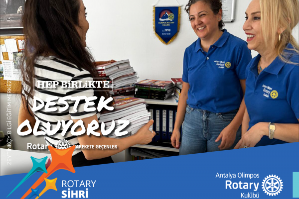 Antalya Olimpos RK İhtiyaç Sahibi öğrencilere Kitap Desteği (Zeytinköy Eğitim Mrk)