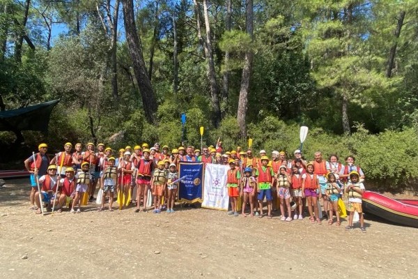 ASPENDOS ROTARY KULÜBÜ ÜYELERİ BABA-ÇOCUK KAMPINA KATILDI