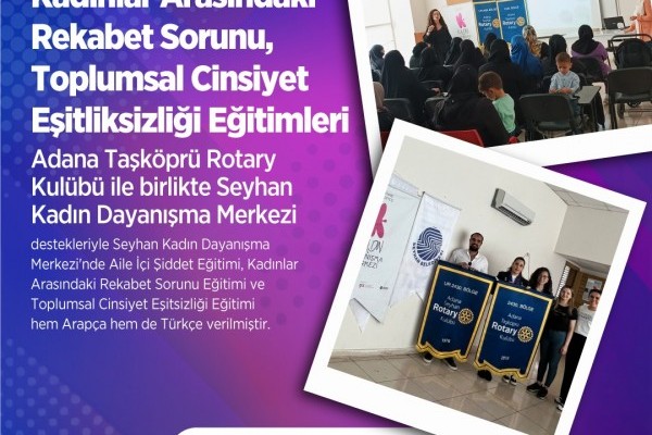 Aile İçi Şiddet, Kadınlar Arasındaki Rekabet Sorunu, Toplumsal Cinsiyet Eşitliksizliği Eğitimleri
