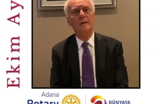 Adana Rotary Kulübü Ekim Ayında Ekonomik ve Toplumsal Kalkınma Videosu Yayınladı