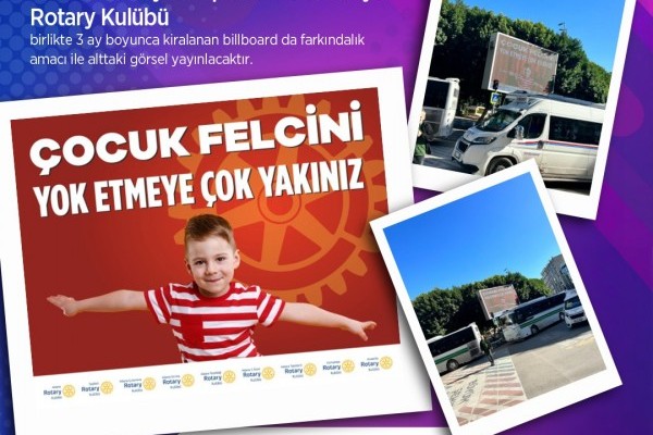 Çoçuk Felci Komitesi Billboard