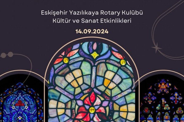 Eskişehir Yazılıkaya Rotary Kulübü Sıcak Cam Atölyesini Ziyaret Etti