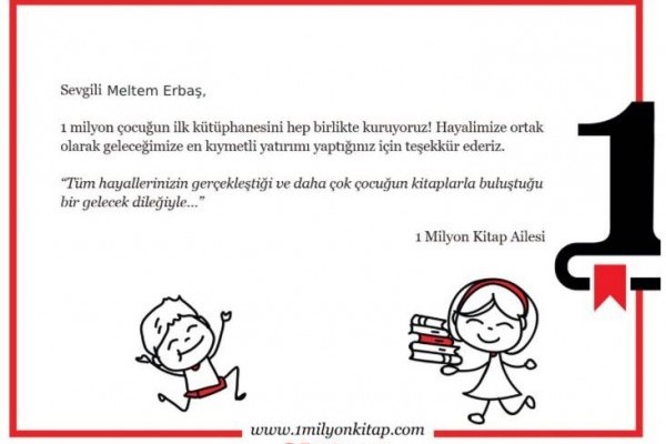 Ordu Rotary Kulübü olarak 1 Milyon Kitap projesi kampanyasına destek verdik.