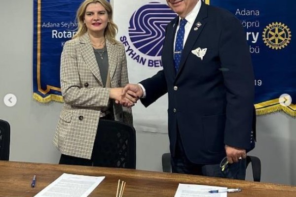 ADANA SEYHAN BELEDİYESİ, SEYHAN ROTARY VE TAŞKÖPRÜ ROTARY KULÜPLERİ GİKA PROTOKOLÜ İMZA TÖRENİ