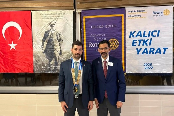 NEMRUT ROTARY KULÜBÜ’NDE GÖREV DEĞİŞİMİ: BAYRAK CANDAR’A DEVREDİLDİ