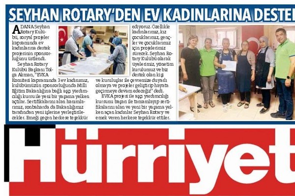 Evka Ev kadınlarına destek
