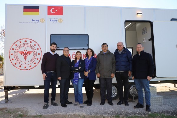 ROTARY’DEN ADIYAMAN’A MOBİL KLİNİK DESTEĞİ