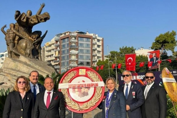 ANTALYA OLİMPOS RK 10 KASIM'DA ATA'MIZI SEVGİ, SAYGI VE MİNNETLE ANDIK