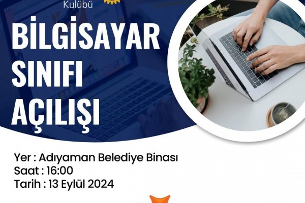 Adıyaman Etüt Mrkz. Bilgisayar Sınıfı Açılışı
