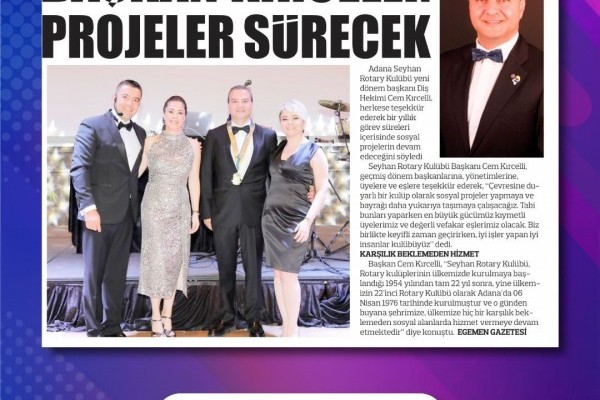 Seyhan Rotary Devir Teslim