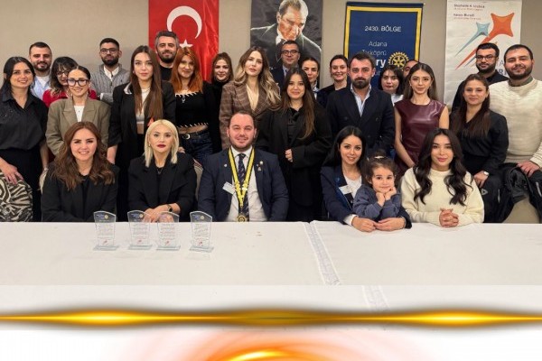 Adana Taşköprü Rotary Kulübü Rotary Gönüllüleri Ödül Töreni