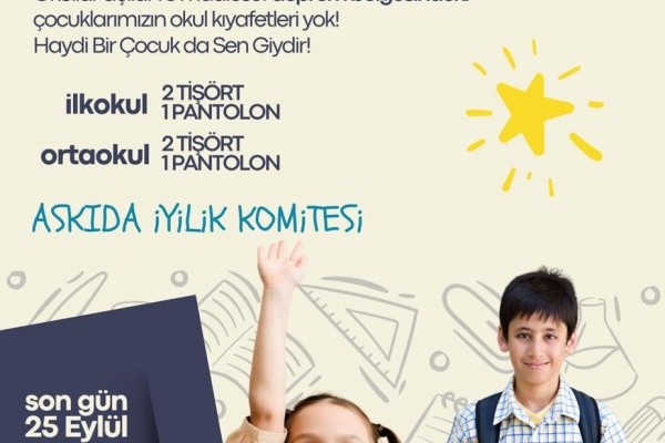 Aspendos Rotary Kulübü Bir Çocukta Sen Giydir Kampa Desteği