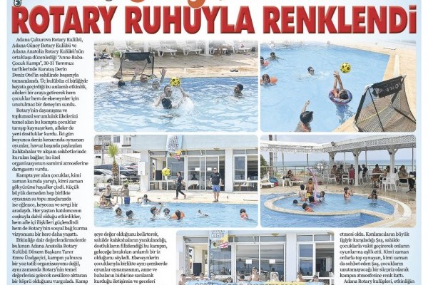 ANNE BABA ÇOCUK KAMPI ROTAY RUHU