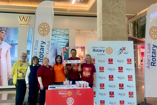 Adana Koza Rotary Kulübü, Polio ile Mücadelede!