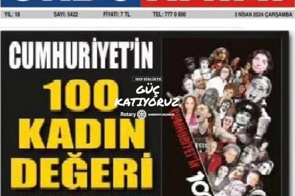 Ordu Rotary Kulübü  ilgili 3 Nisan 2024 yerel haberler..