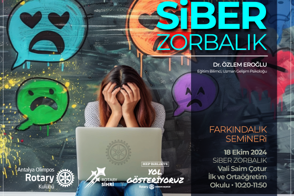 Antalya Olimpos RK Siber Zorbalık Farkındalık Semineri