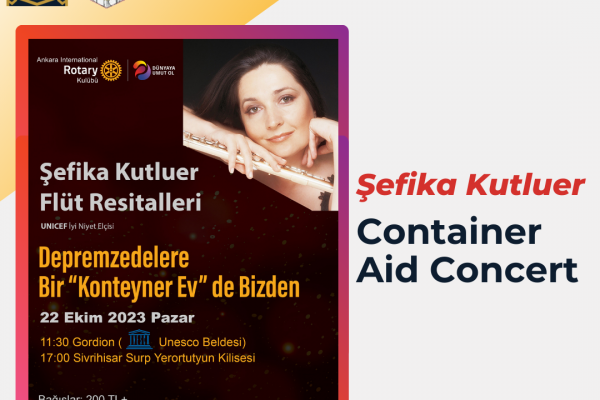 "Depremzedelere bir konteyner ev de bizden"