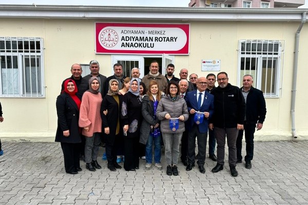 ROTARY’DEN ADIYAMAN’A YARDIMLAR ARTARAK DEVAM EDİYOR