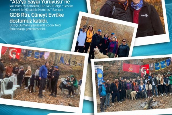 Adana Seyhan Rotary "Ata'ya Saygı Yürüyüşü"