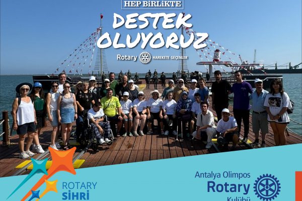 Antalya Olimpos RK Samsun Engelsiz Yaşam Kampı Öğrenci Sponsor desteği