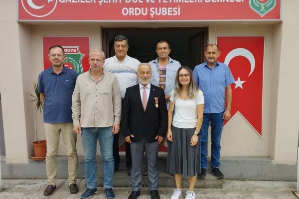 ORDU ROTARY KULÜBÜ HARP MALULÜ GAZİLER ŞEHİT DUL VE YETİMLERİ DERNEĞİ ORDU ŞUBESİNİ ZİYARET ETTİ