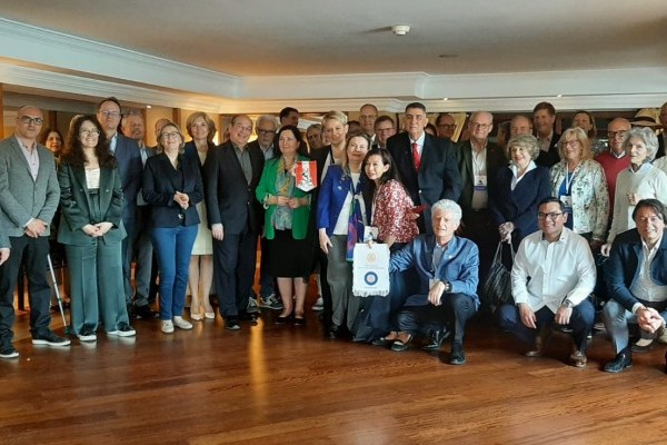 RC Wien West, RC Bonn, RC Reinbach ve RC Ankara International Depremzedelere Yardım Buluşması