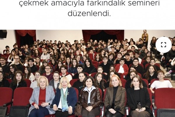 Şehir Kolejinde Rotary kulüplerinden farkındalık semineri