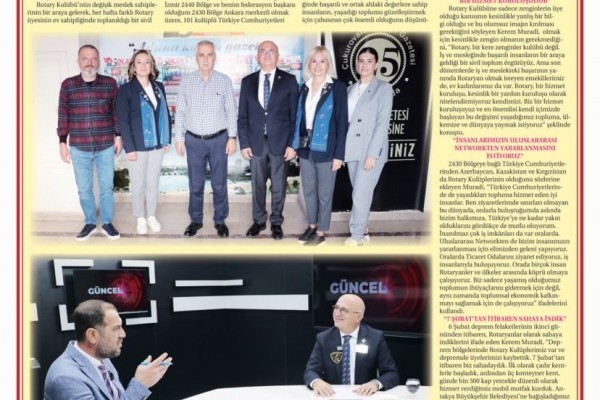 Adana 5 Ocak Rotary “Basında Biz”