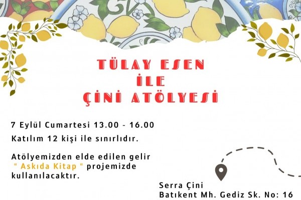 Eskişehir Gordion RK Çini Atölyesi'ni gerçekleştirdi.