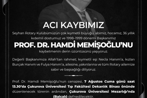Adana Seyhan RK. ACI KAYBIMIZ
