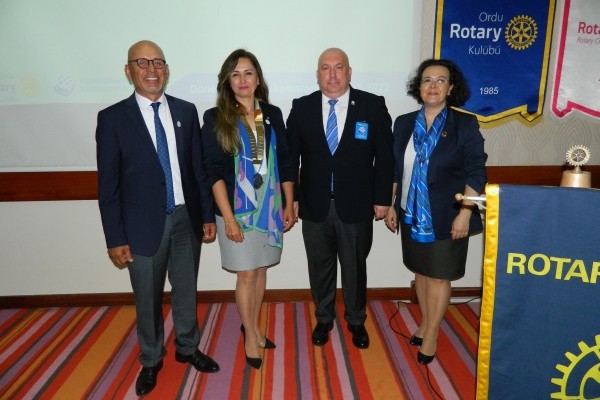 ORDU ROTARY KULÜBÜ GUVERNÖR YARDIMCILARI VE BAŞKANLIK DEVİR TESLİM TÖRENİNİ YAPTI.