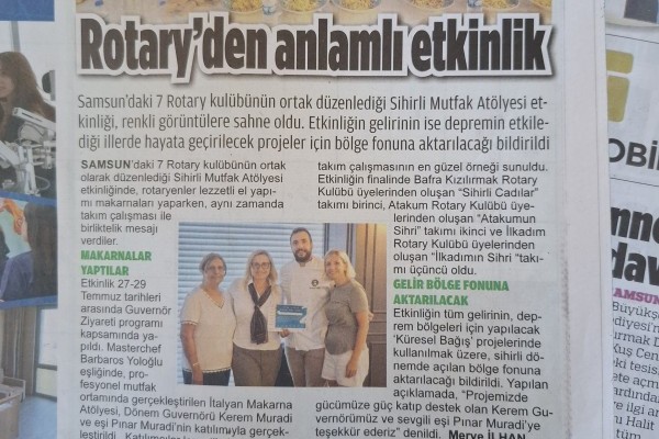 Basında "Sihirli Mutfak" Projemiz