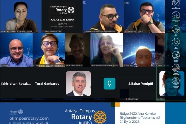 Antalya Olimpos RK | 23-24 Eylül Bölge Komite Toplantıları