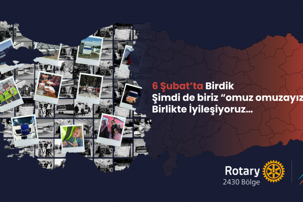 6 Şubatta Birdik Şimdi de Biriz ''Omuz Omuzayız''