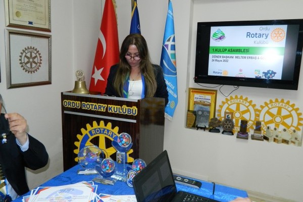 ORDU ROTARY KULÜBÜ 2022- 2023 DÖNEMİ 1. ASAMBLESİNİ YAPTI.