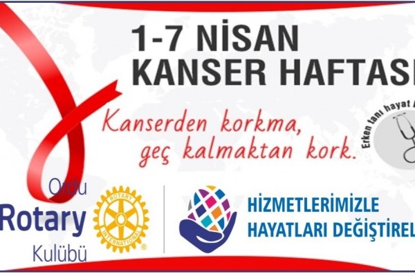 UNUTMAYALIM “ERKEN TEŞHİS HAYAT KURTARIR.”