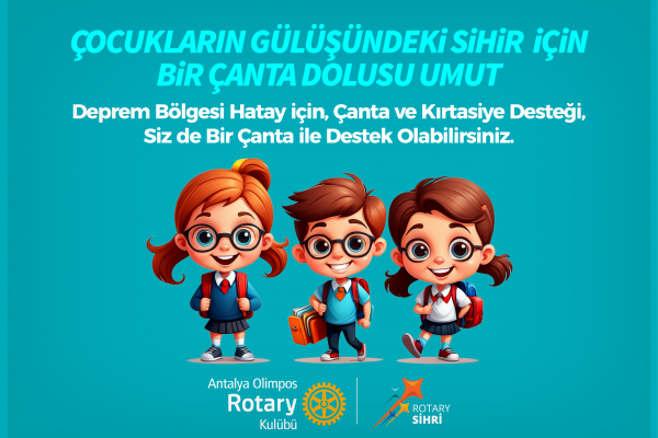 ANTALYA OLİMPOS RK DEPREM BÖLGESi HATAY’DA
