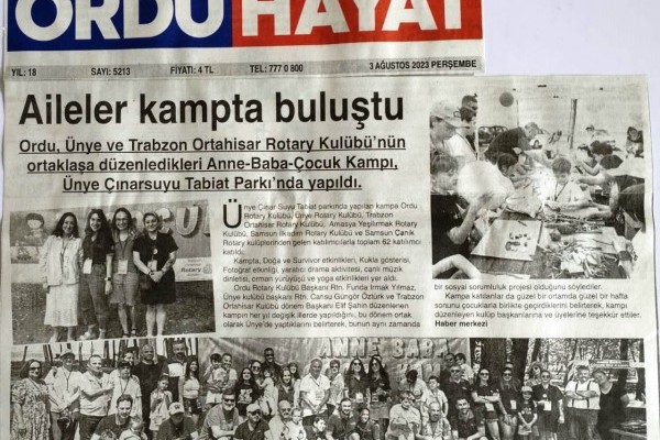 ANNE- BABA ÇOCUK KAMPI