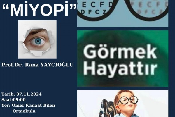 ANATOLIA ROTARY KULUBÜ 3 DİĞER KIYMETLİ ADANA KULÜBÜ İLE BİRLİKTE ''MİYOPİ İLE MÜCADELE VE ÖNLEME YÖNTEMLERİ VE ''ETKİNLİĞİNDEYDİ