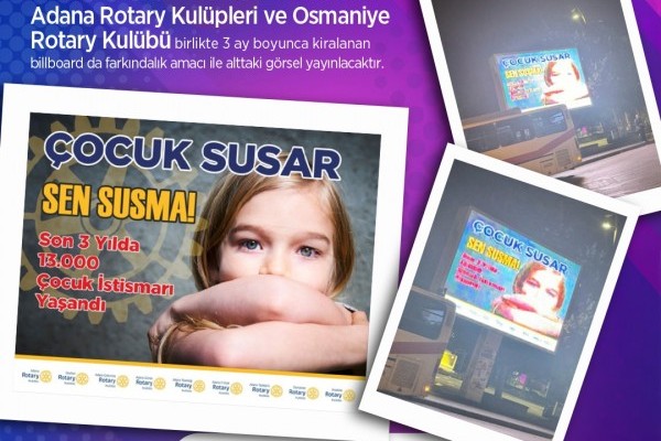 ÇOCUK İHMAL VE İSTİSMARI EĞİTİM KOMİTESİ Billboard
