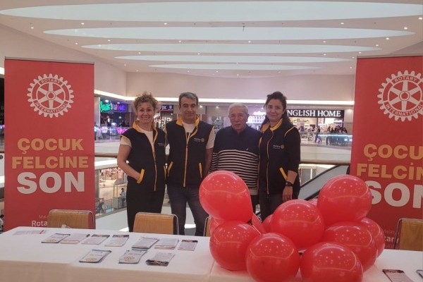 Malatya Rotary Kulübü "Çocuk Felçini Önleme" etkinliği