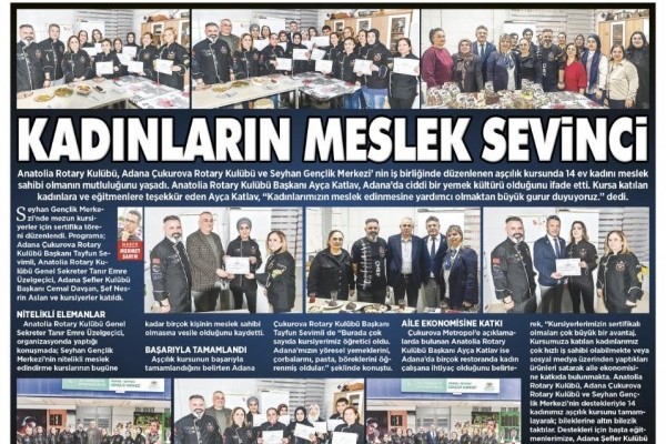 Kadınların Meslek Sevinci