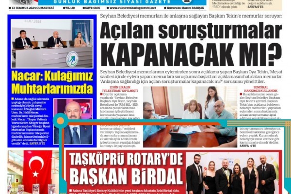 Sihirli Dönemimizin ilk Kısa Dönem Yaz Kampı olan “The Fire of Black Sea and Anatolia” projemiz ile Adana Taşköprü Rotary kulübümüz basında yerini aldı.