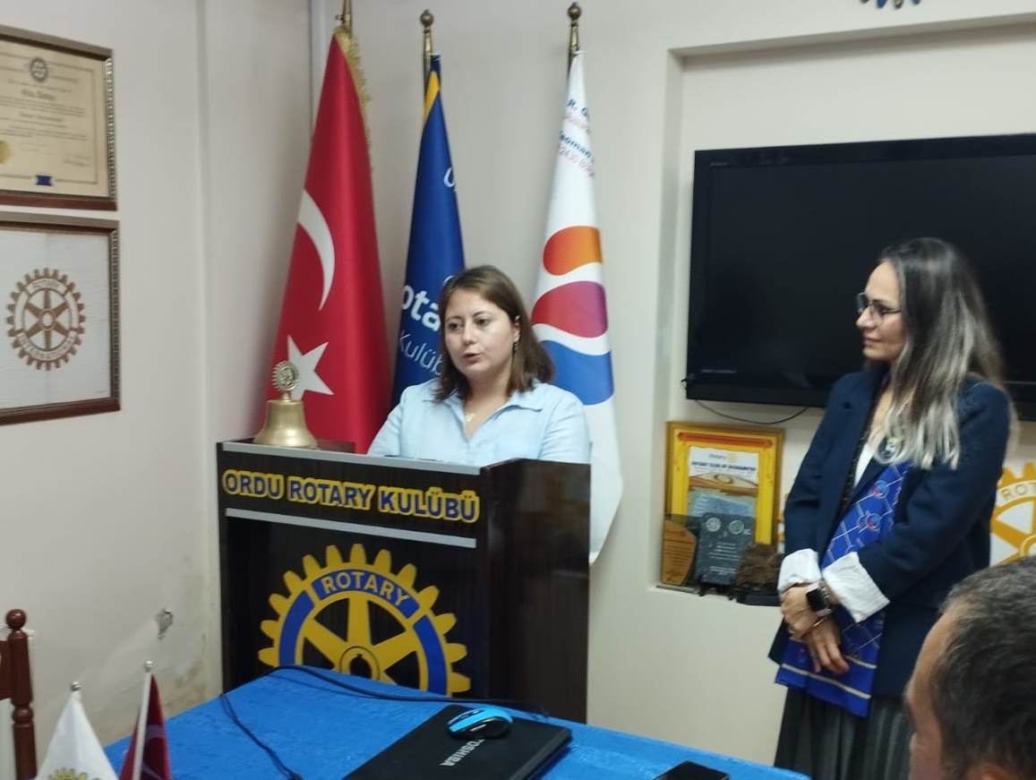 ORDU ROTARY KULÜBÜNÜN BU HAFTAKİ TOPLANTI GÜNDEMİ  SEREBRAL PALSİ OLDU