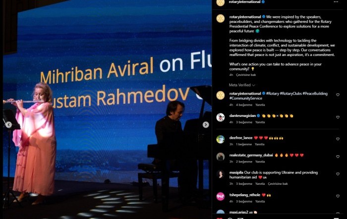 Barış Konferansında Muhteşem Konser
