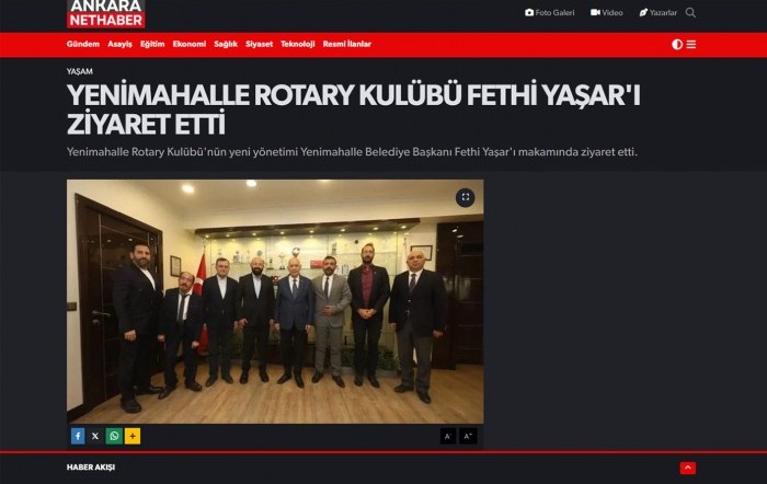 Belediye Başkanı Ziyareti