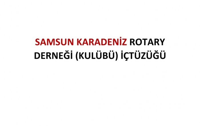 Eskişehir Gordion RK Kulüp Tüzüğü