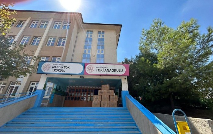 MARDİN ARTUKLU İLKOKULUNA YARDIM