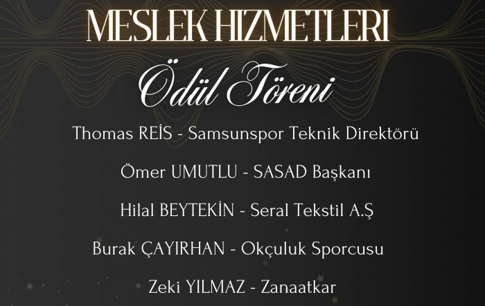 MESLEK ÖDÜLLERİ (SON 5 YIL)