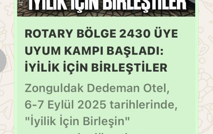 Zonguldan Üye Uyum Kampı'nın Yerel Medya'da Yayınlanması